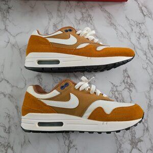 nike air max1 premium retro CURRY sz 7 dark curry/true white 908366-700